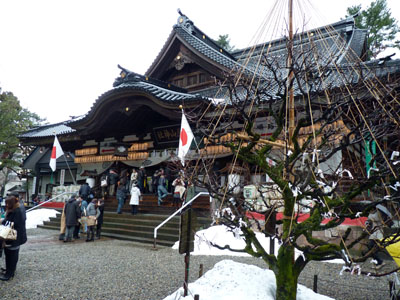 尾山神社　初詣