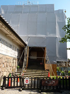 金沢城　石川門修復