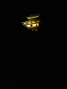 松江城の夜景