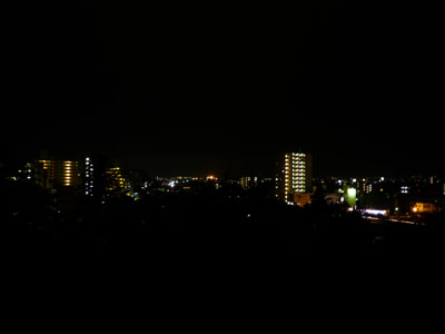 盛岡城の夜景