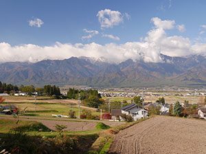 八代沢流路工