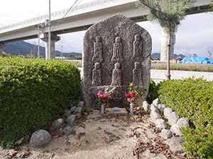 宮代の六体地蔵石仏　福井県美浜町