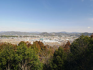 明智長山城　岐阜県可児市