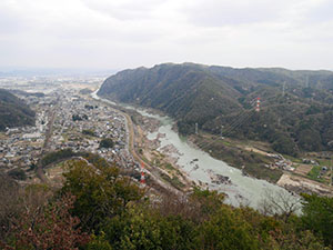 猿啄城跡 　岐阜県坂祝町