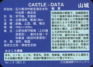 末森城　いしかわ城郭カード