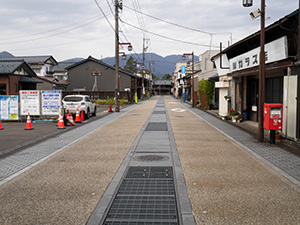 旧勝山城下の街並み景観　福井・勝山石がたりカード