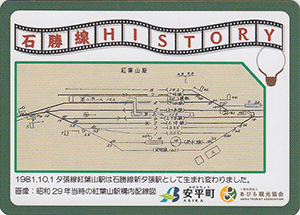 あびら鉄道カード　６号車