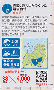 立山黒部ジオカード　Ｉ（立山）エリア