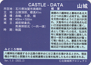 南郷城　いしかわ城郭カード