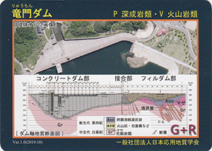 竜門ダム　Ver.1.0　ダム地質カード