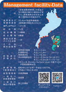 琵琶湖開発施設管理開始３０周年記念カード