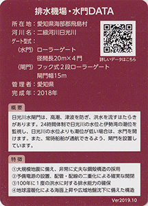 愛知県海部地区　排水機場・水門カード
