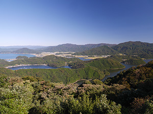 三方五湖に浮かぶ天空のテラス　福井県若狭町