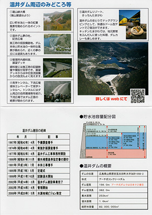 温井ダム 20周年記念カード