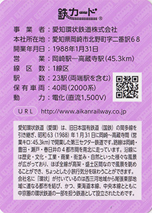 愛知環状鉄道　23.3