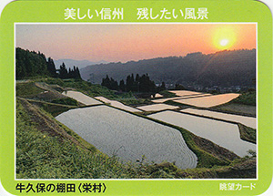 牛久保の棚田（栄村）