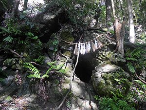 恵利原の水穴（天の岩戸）　名水百選カード