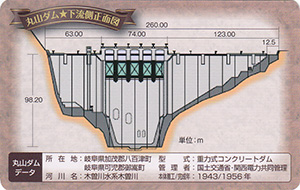 丸山ダム　レトロカード