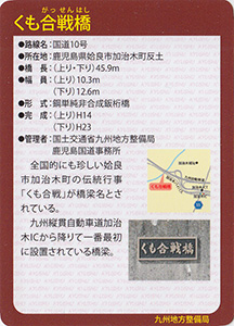 くも合戦橋　Ver.1.0　九州インフラカード