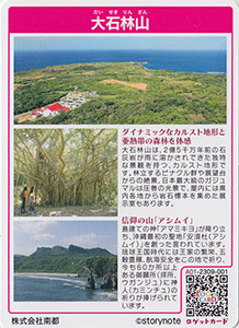 大石林山　沖縄県国頭村