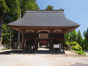 長徳寺千手観音堂仁王門　新潟県十日町市