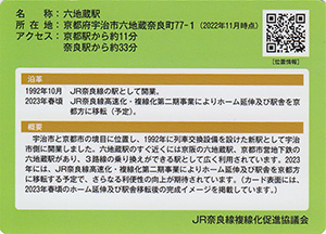 ＪＲ奈良線カード