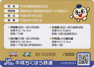平成ちくほう鉄道