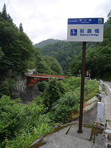 前倉橋上流の紅葉 新潟県津南町