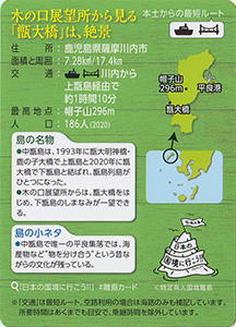 中甑島　離島カード