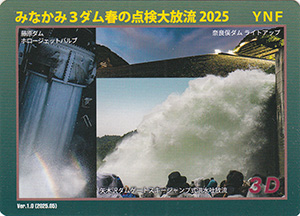 みなかみ３ダム春の点検大放流２０２５