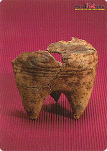 鬲状三足土器　あおもり縄文カード７１