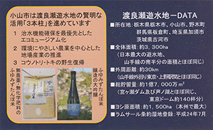 渡良瀬遊水地　ラムサール条約湿地登録５周年記念カード