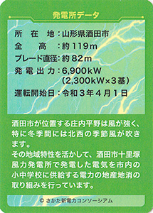 酒田市十里塚風力発電所