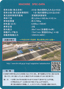 排水ポンプ車（30m3/min級）　Ver.02