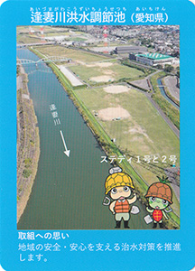 逢妻川洪水調節池　流域治水カード
