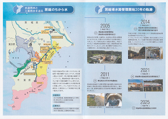 房総導水路　管理開始２０周年記念カード