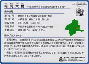 福岡大橋　ぐんま橋カードNo.15