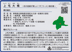 上毛大橋　ぐんま橋カードNo.1