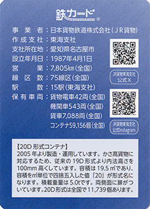 ＪＲ貨物　東海支社　25.06