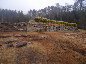 史跡吉川氏城館跡　吉川元春館跡　広島県北広島町