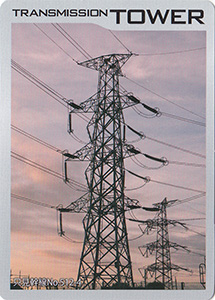 鉄塔カード　東京都多摩地区版　東京電力パワーグリッド