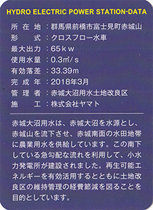 赤城大沼用水発電所　Ver.1.0