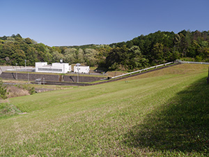菰野調整池　ダム印