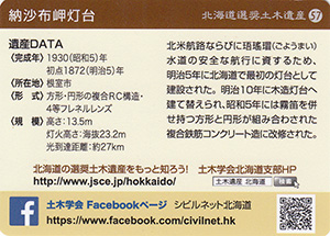 納沙布岬灯台　北海道選奨土木遺産57