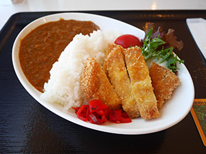 鳥羽河内ダムカレー　マルシェレストラン