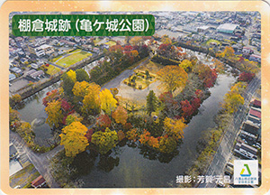 棚倉城跡（亀ケ城公園）　八溝文化財カード