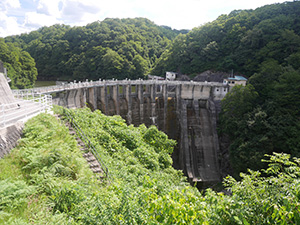 三成ダム　７０周年・土木遺産１０周年記念カード